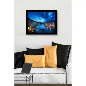 Image of SC0813 Multicolor Decorative Framed MDF Painting