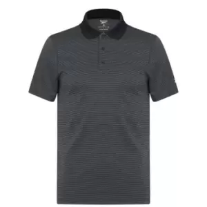 image of Reebok Stripe Polo Mens - Black