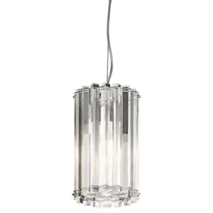 Image of 2 Bulb Ceiling Pendant Light Fitting Chrome LED G9 3.5W Bulb