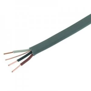 Image of Wickes 3 Core and Earth Cable - Grey 1.5mm2 x 50m