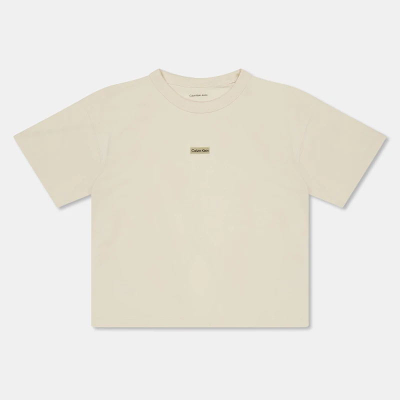Image of Calvin Klein Jeans Kids Folded T-Shirt Whitecap PGB female 8Y