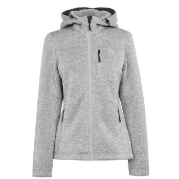 image of Karrimor Long Sleeve Hoodie Ladies - Grey Marl