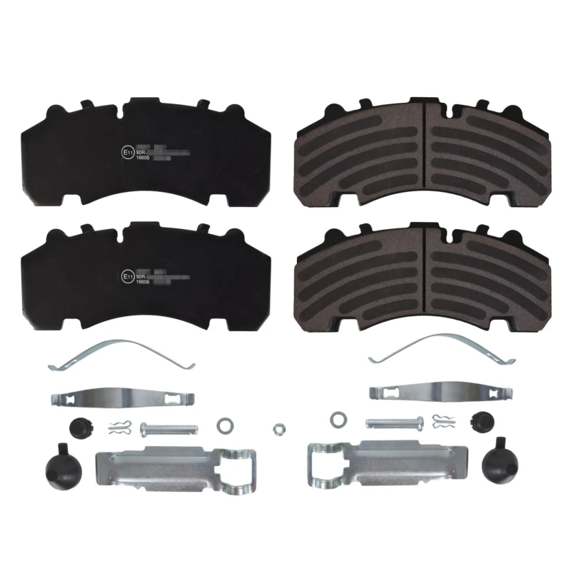 Image of FEBI BILSTEIN 16606 Brake pad set Rear Axle, with fastening material Brake Pad Set,disc brake (402)