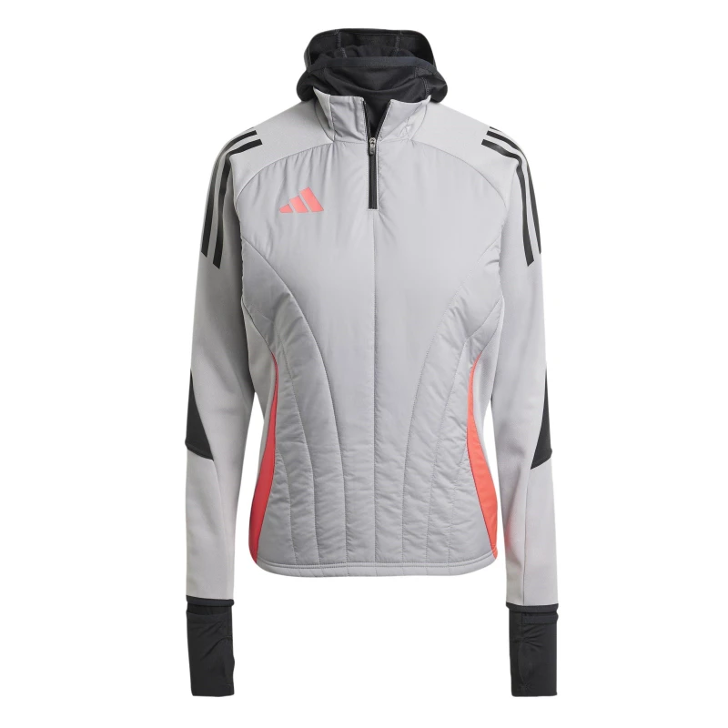 Image of adidas Womens Tiro Tracksuit Top Light Onix female 8 (XS)