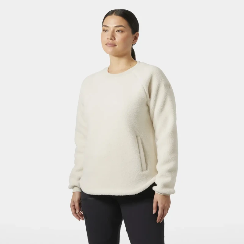 Image of Helly Hansen Sweatshirt woman Helly Hansen Escape Teddy Beige Female L