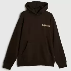 image of Napapijri Freestyle Hoodie In Brown