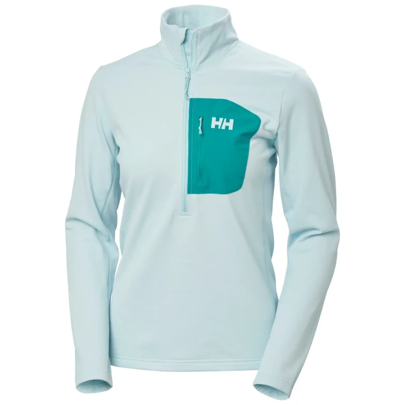 Image of Womens 1/2 zip training jacket Helly Hansen Versalite Bleu Female L