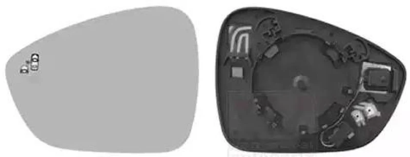 Image of VAN WEZEL 0979837 Wing Mirror Glass * HAGUS * Left Mirror Glass,outside mirror (1914)