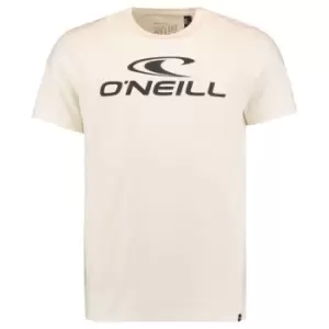 Image of ONeill Large Logo T Shirt Mens - Cream