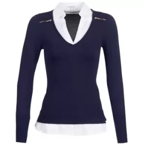 image of Morgan MYLORD womens Sweater in Blue - Sizes S,M,L,XL,XS