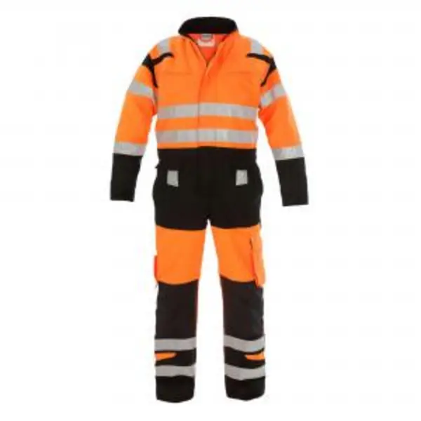 Image of Hydrowear Hove High Visibility Two Tone Coverall Orange Black 48 BESWHYD048471ORBL48