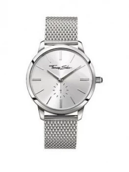 image of Thomas Sabo Eternal Women Silver Dial Stainless Steel Mesh Bracelet Ladies Watch, One Colour, Women