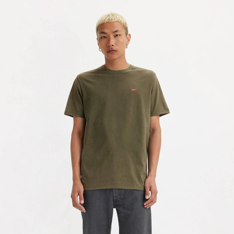 Image of Levis Original T Shirt Olive Night male S