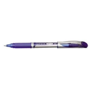 image of Original Pentel Energel XM Metal Tip Rollerball Pen 0.7mm Blue