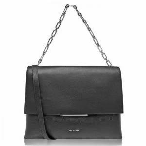 Image of Ted Baker Diaana Soft Leather Shoulder Bag - black