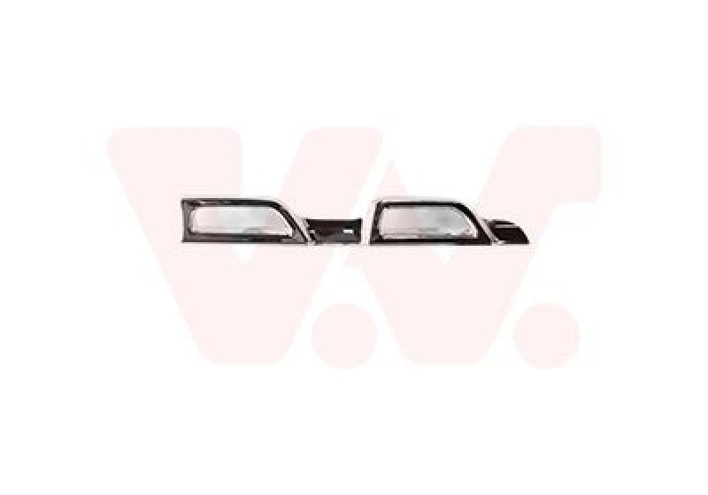 Image of VAN WEZEL Trim / Protective Strip, radiator grille VAN WEZEL 1556516