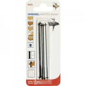 Image of Dremel;MS51MOTO-SAW all-purpose wood saw blade100 mm, 5 pcs