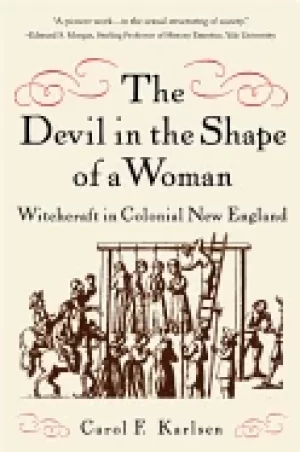 Image of devil in the shape of a woman witchcraft in colonial new england