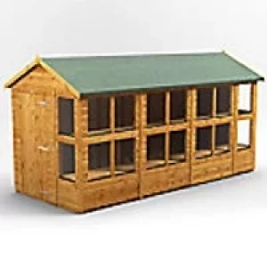 Image of Power Garden Shed 146PAPS Golden Brown 14x6