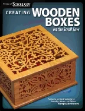 Image of creating wooden boxes on the scroll saw patterns and instructions for jewel