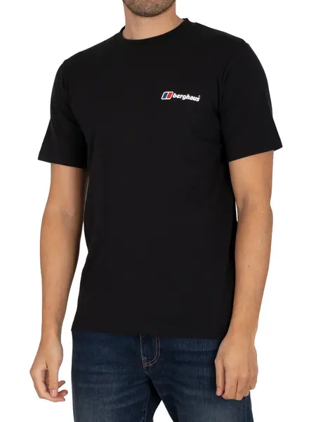 Image of Berghaus Organic Classic Logo T-Shirt Black XL