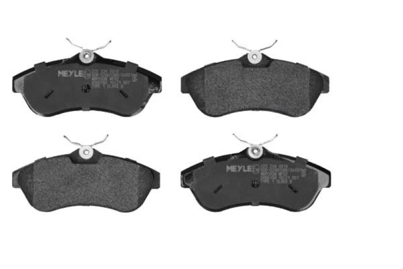Image of MEYLE 025 234 0919 Brake pad set Front Axle, excl. wear warning contact, Original Quality, with anti-squeak plate Brake Pad Set,disc brake (402)