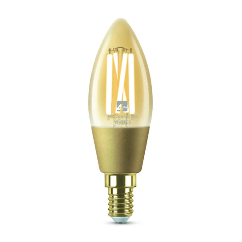 Image of 4lite WiZ Connected C35 E14 Filament Amber