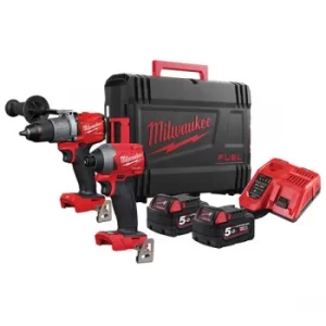 Image of Milwaukee 4933464269 M18 FPP2A2 FUEL Gen 3 Twin Pack 18V 2 x 5.0A...