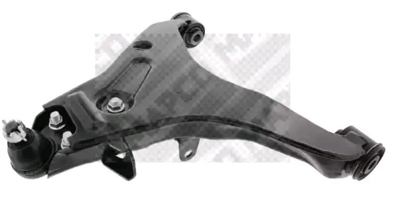Image of MAPCO 52245 Suspension arm Control Arm, Sheet Steel, Front Axle Left, with rubber mount Sheet Steel Track Control Arm (273)