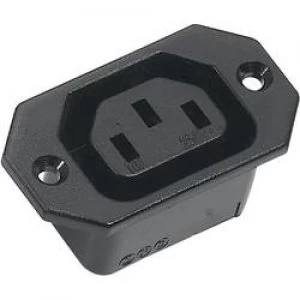 Image of IEC connector C13 Series mains connectors 43R Socket vertical vertical