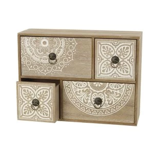 Image of Decorative Rustic Wooden Cabinet By Heaven Sends