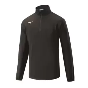 Image of Mizuno quarter Zip Tech Fleece Midlayer Junior - Black