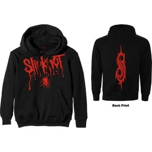 Image of Slipknot - Splatter Mens Large Pullover Hoodie - Black