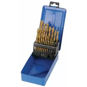 image of Silverline - Titanium-Coated hss Drill Bit Set 19pce - 19pce