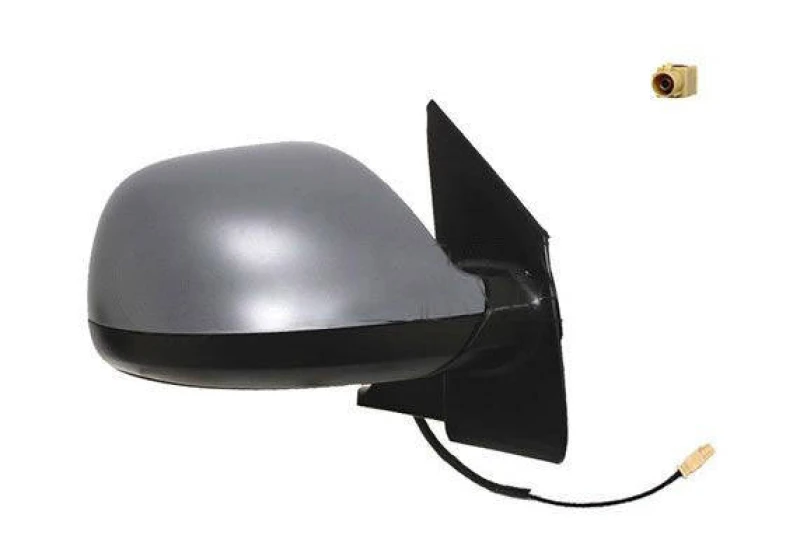 Image of ALKAR 9234928 Wing mirror Right, Manual, with aerial, primed Outside Mirror (50)