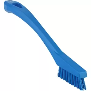 Image of Vikan Detail brush, extra hard, pack of 10, blue