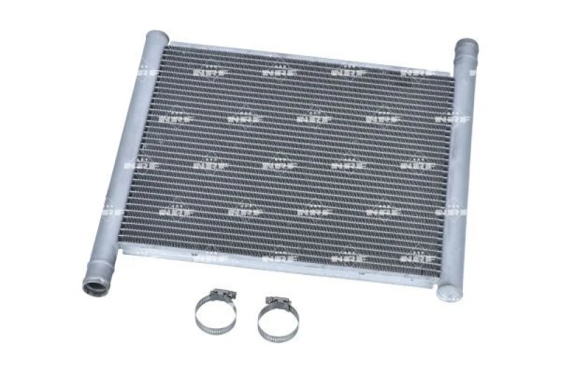 Image of NRF 53598 Engine radiator EASY FIT Brazed cooling fins, Aluminium, with mounting parts Aluminium Radiator,engine cooling (470)