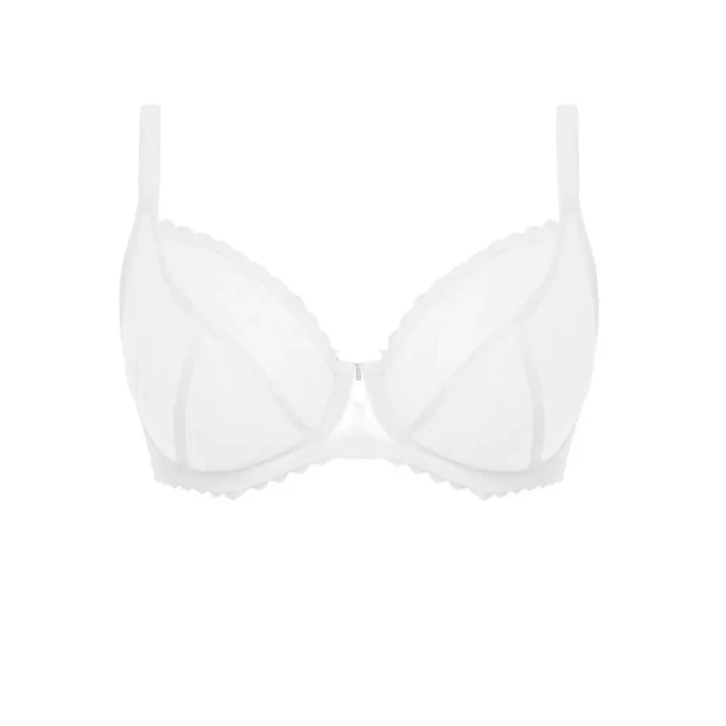 Image of Freya Womens underwired plunge bra Freya Signature Blanc Female 95H