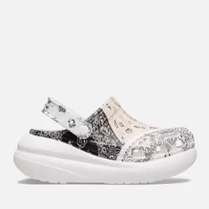 Image of Crocs Classic Crush Bandana-Print Platform Clogs - M7W8