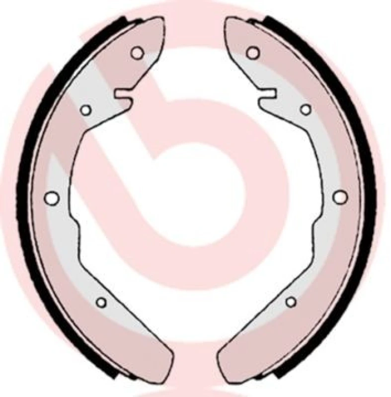 Image of BREMBO Brake Shoe Set BREMBO S 85 530