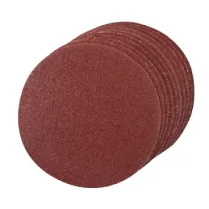 Image of Silverline Hook & Loop Discs 125mm 10pce - 125mm 4 x 60, 2 x 80, 120, 240G