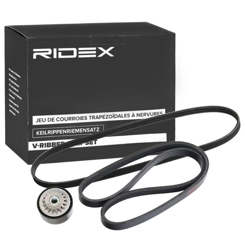 Image of RIDEX 542R0759 V-ribbed belt set V-Ribbed Belt Set (542)