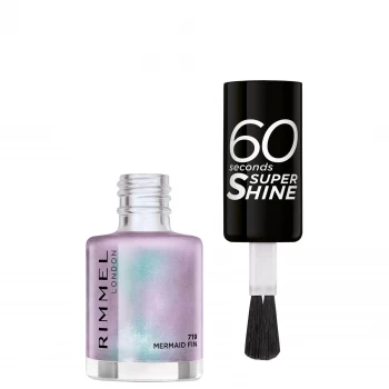 image of Rimmel 60 Seconds Super-Shine Nail Polish (Various Shades) - Mermaid Fun