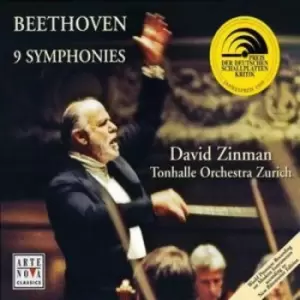 Image of Symphonies 1-9 Tonhalle Orch Zinman by Ludwig van Beethoven CD Album