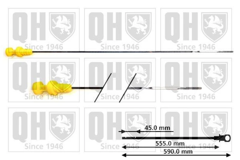 Image of QUINTON HAZELL Oil Dipstick QUINTON HAZELL QOD160
