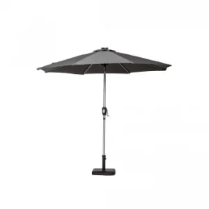 Image of Solar LED Crank and Tilt Parasol