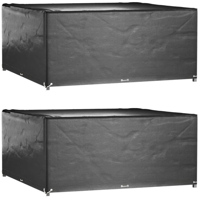 Image of VIDAXL Vidaxl - Garden Furniture Covers 2 pcs 16 Eyelets 205x205x90cm Square 8720845747121