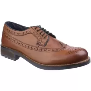 image of Cotswold Mens Poplar Lightweight Wing-Tip Brogue Oxford Dress Shoes UK Size 10 (EU 44, US 11)