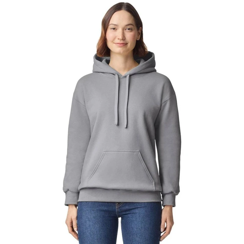 Image of Gildan Mens Hammer Maxweight Hoodie in Light Grey Size: Large Light Grey Male L
