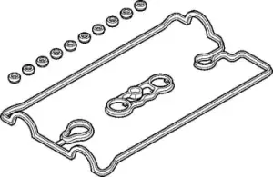 image of Cylinder Head Cover Gasket Set 658.180 by Elring